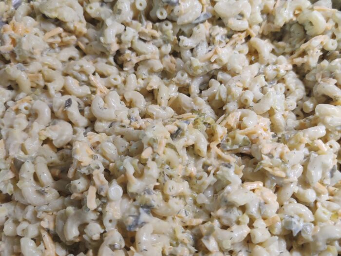 Dill Pickle Pasta Salad